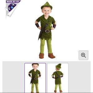 Toddler Peter Pan costume
